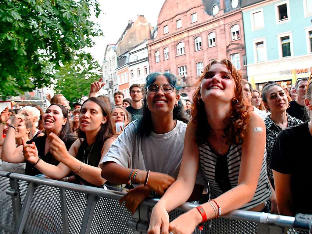 Alt-J. und A.S.Fanning bei Stimmen im Herzen Lrrachs