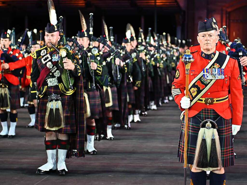 Impressionen vom Basel Tattoo 2023