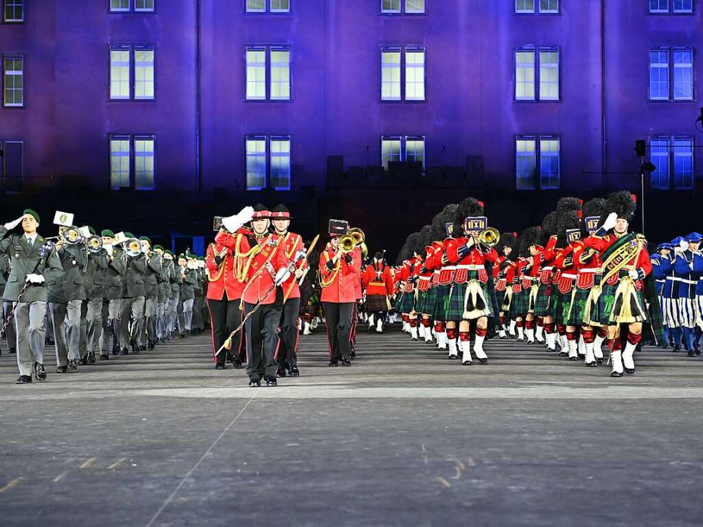 Impressionen vom Basel Tattoo 2023