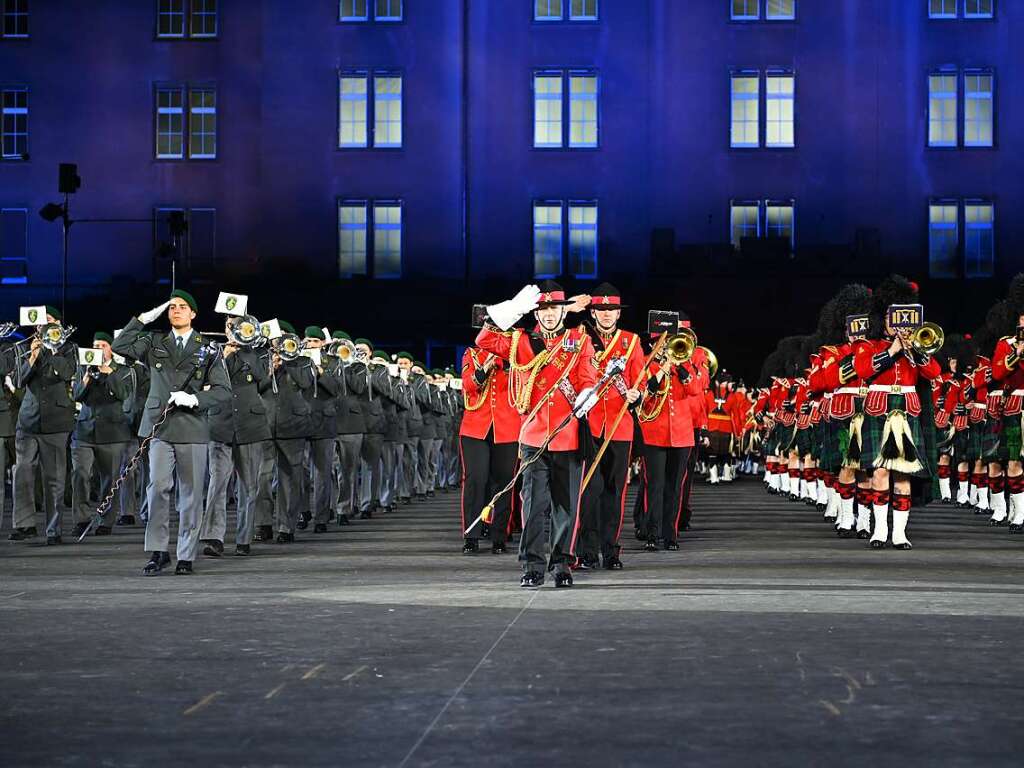 Impressionen vom Basel Tattoo 2023