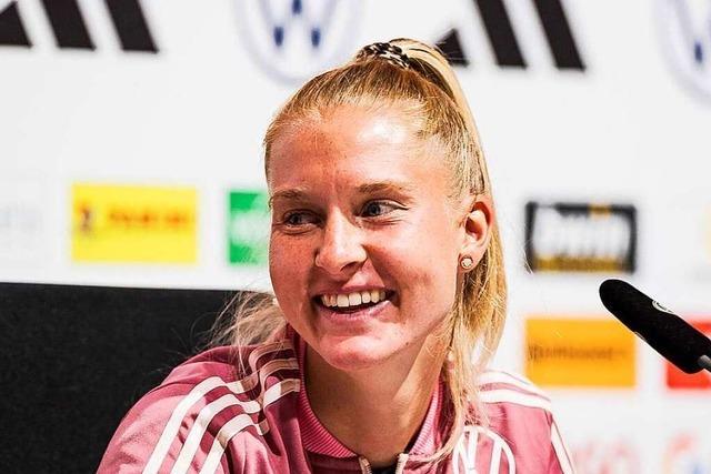 Bleibt Janina Minge vom SC Freiburg nur Ersatzspielerin bei der Frauen-WM?