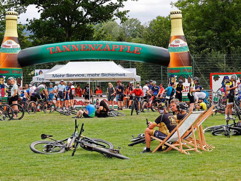 Beim Ultra-Bike-Marathon im Schwarzwald werden Hhenmeter gesammelt