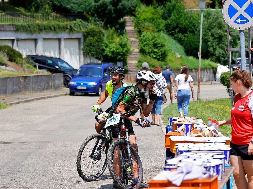 Beim Ultra-Bike-Marathon im Schwarzwald werden Hhenmeter gesammelt