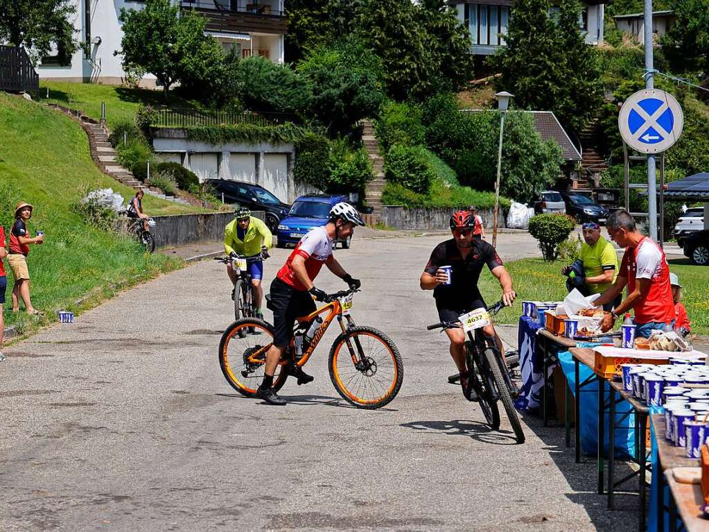 Beim Ultra-Bike-Marathon im Schwarzwald werden Hhenmeter gesammelt