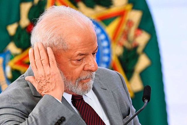 Brasiliens Prsident Lula gilt als selbstbewusste Stimme Sdamerikas.   | Foto: EVARISTO SA (AFP)