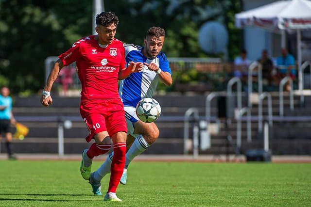 Mussten sich mit Platz vier beim Gries...ch, hier beim 0:3 gegen den SV Muttenz  | Foto: Ralf Schuble