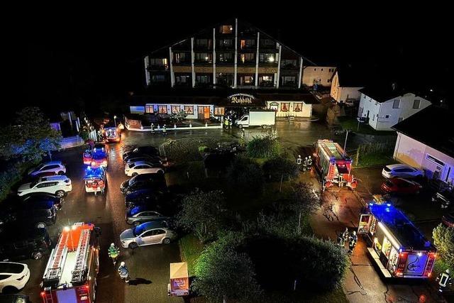 Brandalarm sorgt fr Groeinsatz in Lenzkircher Hostel