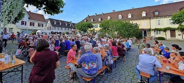 Rund  250 Gste kamen  auf den Blumenp... zur  &#8222;Nacht der Klnge&#8220;.   | Foto: Ben Brock