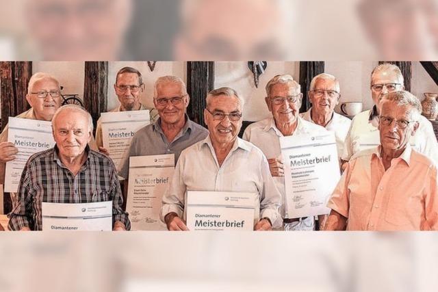 Seit 50 Jahren Meister ihres Handwerks