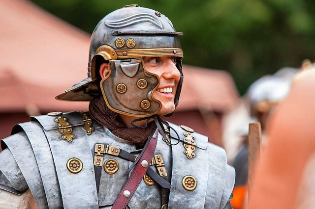 Ein Legionr im Legionrslager am Rmerfest  | Foto: Augusta Raurica, Susanne Schenker