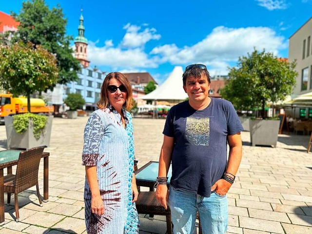 Ute Dahmen und Stefan Schrlein   | Foto: Helmut Seller