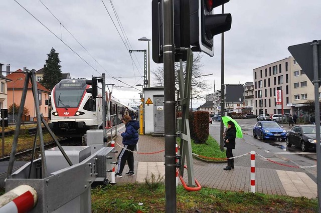 Beim Bahnhof Stetten soll der Verkehr ...ufenthaltsqualitt geschaffen werden.   | Foto: Daniel Gramespacher