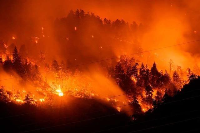 Waldbrand in den Schweizer Alpen: 200 Menschen vorsorglich evakuiert