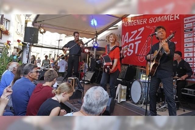 14 Jazzbands spielen auf vier Bhnen