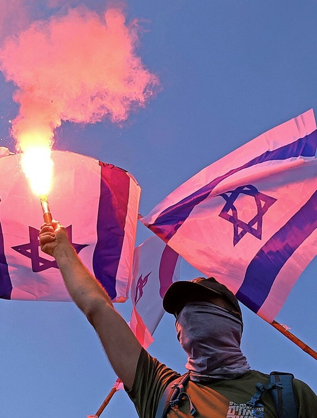 Demonstrierende in Tel Aviv  | Foto: JACK GUEZ (AFP)