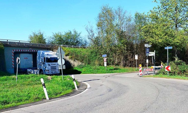 Da, wo jetzt die Bebelstrae an einer ... nach rechts bis zur B294 weitergehen.  | Foto: Ingo Schneider