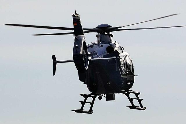 Polizei kontrolliert mehre Punkte an der französischen Grenze mit Hubschraubern