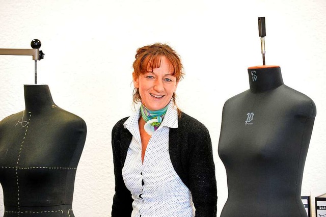 Angelika Waltersbacher aus Lahr ist ge... und studierte Bekleidungstechnikerin.  | Foto: Friedel Ammann