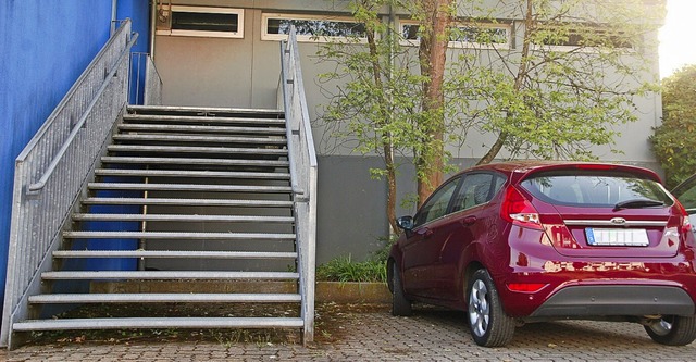 An der Stelle des Parkplatzes soll eine Poststation aufgebaut werden.  | Foto: Petra Wunderle