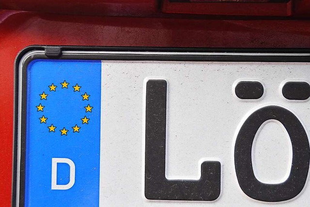 Durch das Nummernschild konnte die Pol...den Verursacher ermitteln (Symbolbild)  | Foto: Daniel Gramespacher