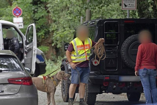 Groaufgebot der Polizei und Feuerwehr im Einsatz