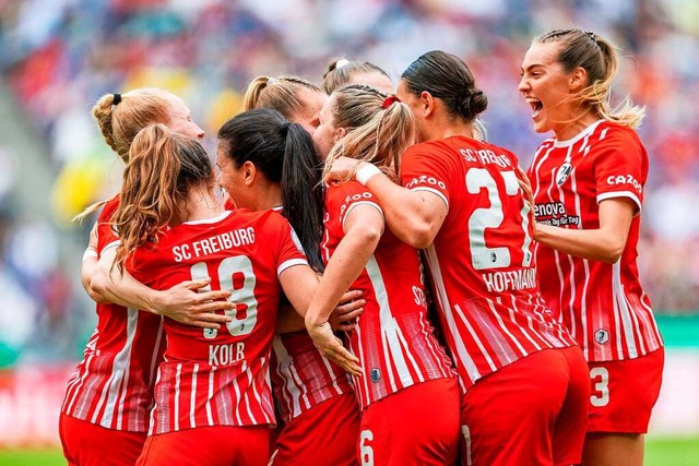 Die SC-Frauen treffen in Rheinfelden auf den Schweizer Erstligisten FC Luzern.  | Foto: David Inderlied (dpa)