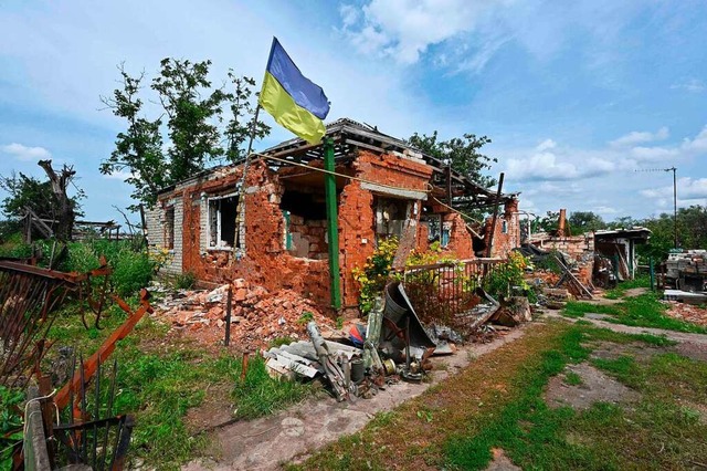 Die Ukraine kommt bei der Rckeroberung allmhlich voran  | Foto: SERGEY BOBOK (AFP)