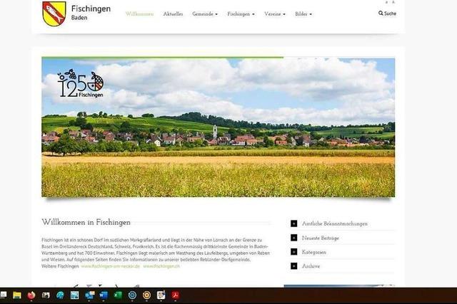 Homepage der Gemeinde Fischingen ist nicht barrierefrei