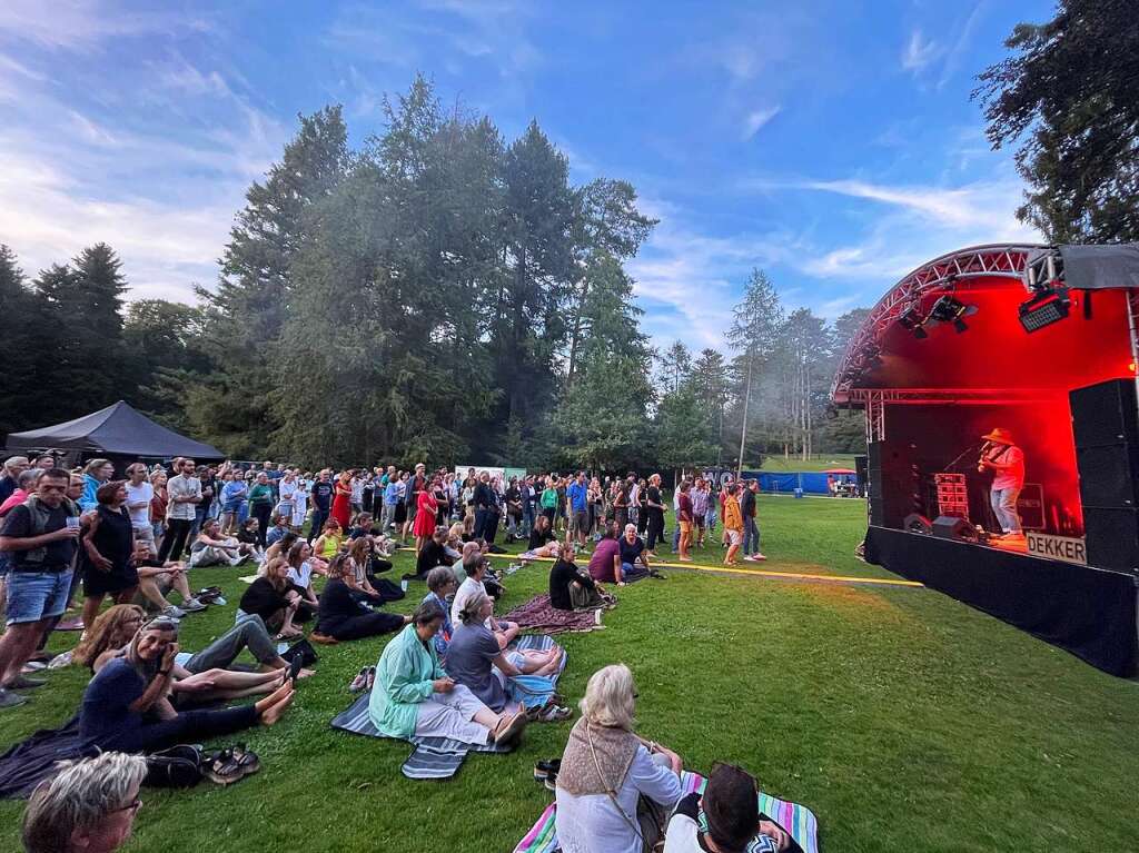 Dekker und Lost in Lona bei Stimmen im Wenkenpark Riehen.