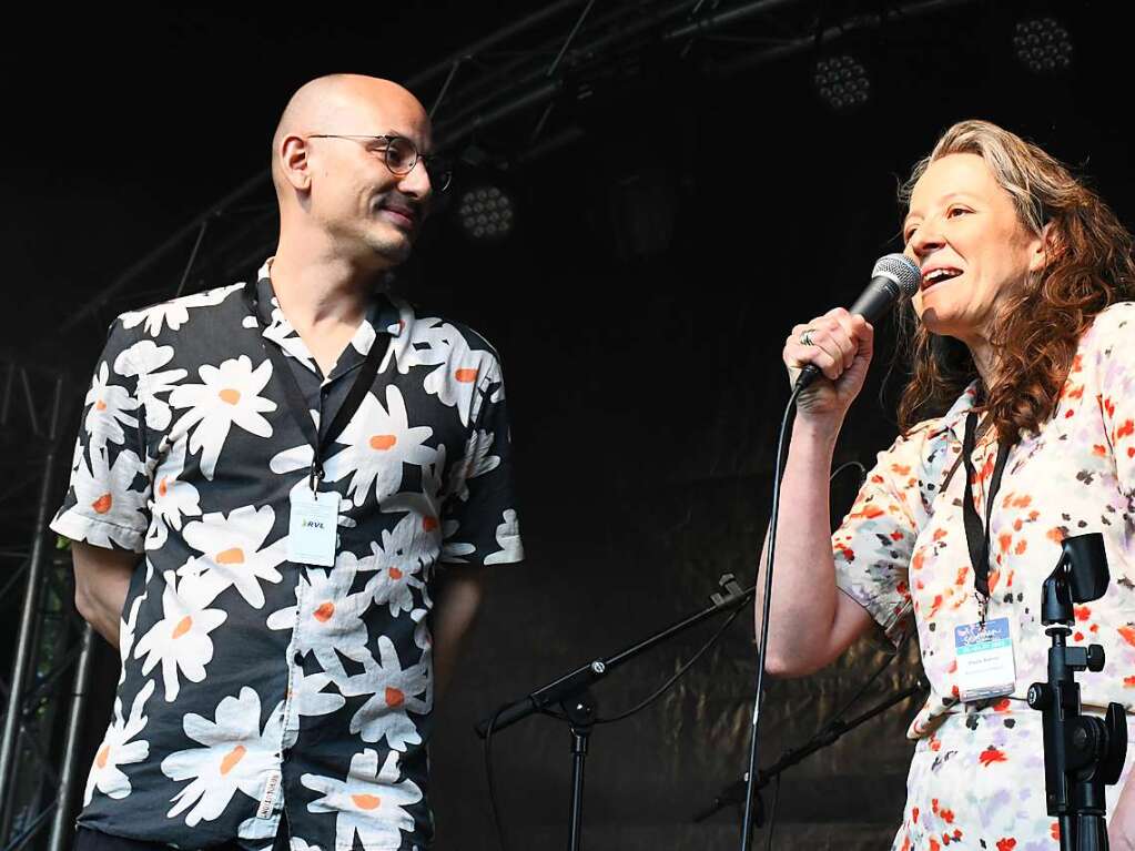 Dekker und Lost in Lona bei Stimmen im Wenkenpark Riehen.