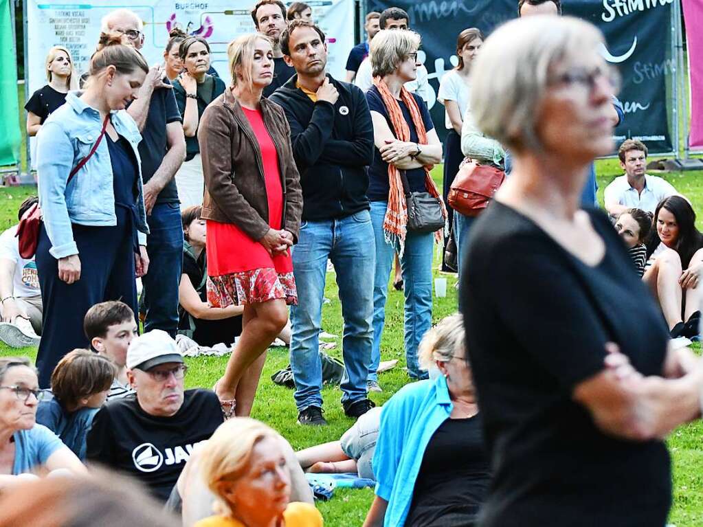 Dekker und Lost in Lona bei Stimmen im Wenkenpark Riehen.