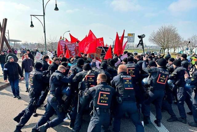 Anzeigen gegen 400 Teilnehmer einer Demo am Rande des AfD-Landesparteitags in Offenburg