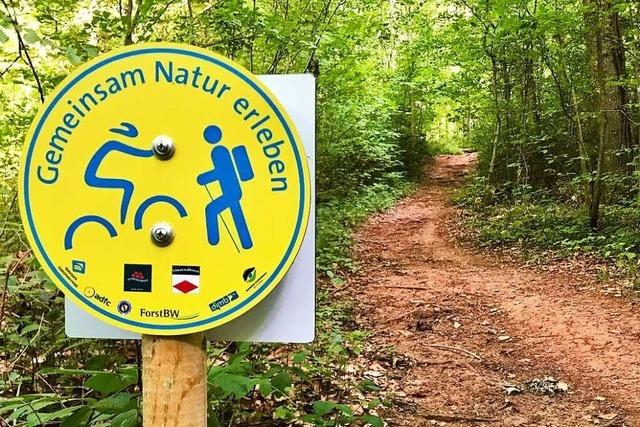 Mountainbiker und Wanderer sollen den neuen Trail 