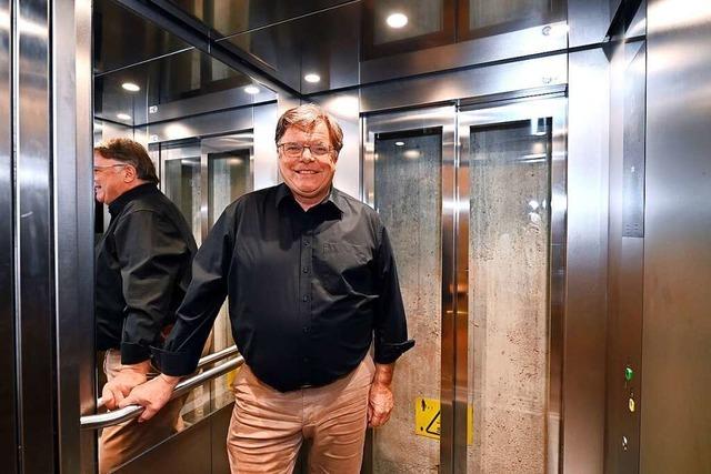 Der Aufzug am Freiburger Schlossberg ist nach fast 50 Jahren erneuert worden