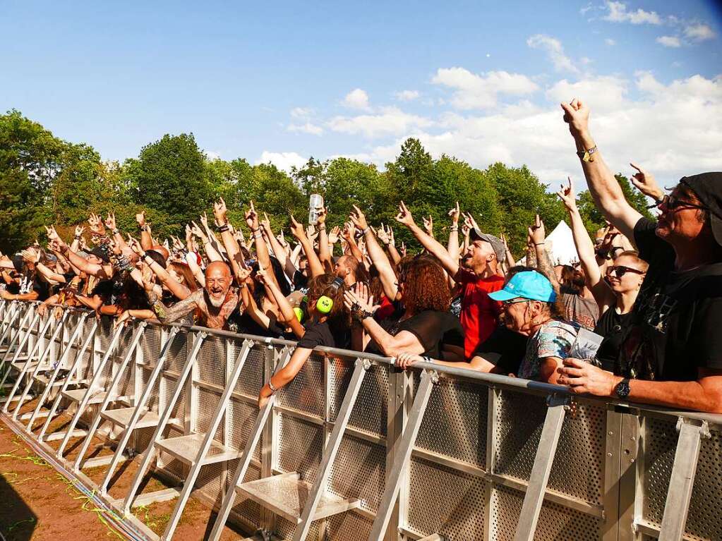 Metal-Fans feierten am Wochenende bei 