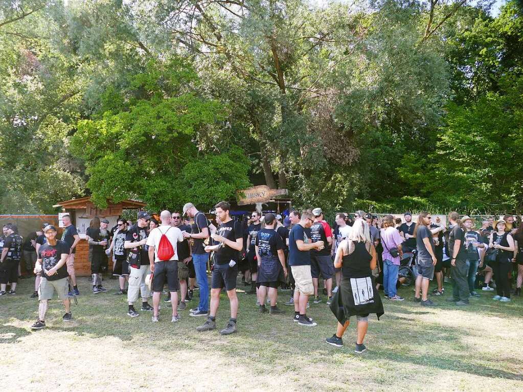 Metal-Fans feierten am Wochenende bei 