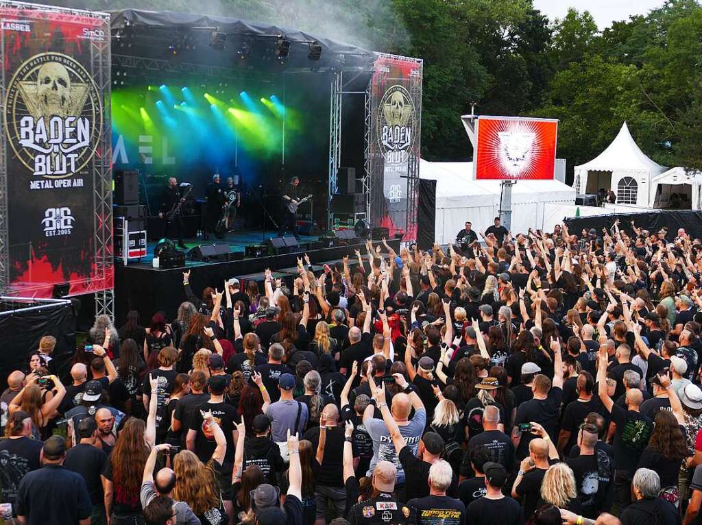 Metal-Fans feierten am Wochenende bei 