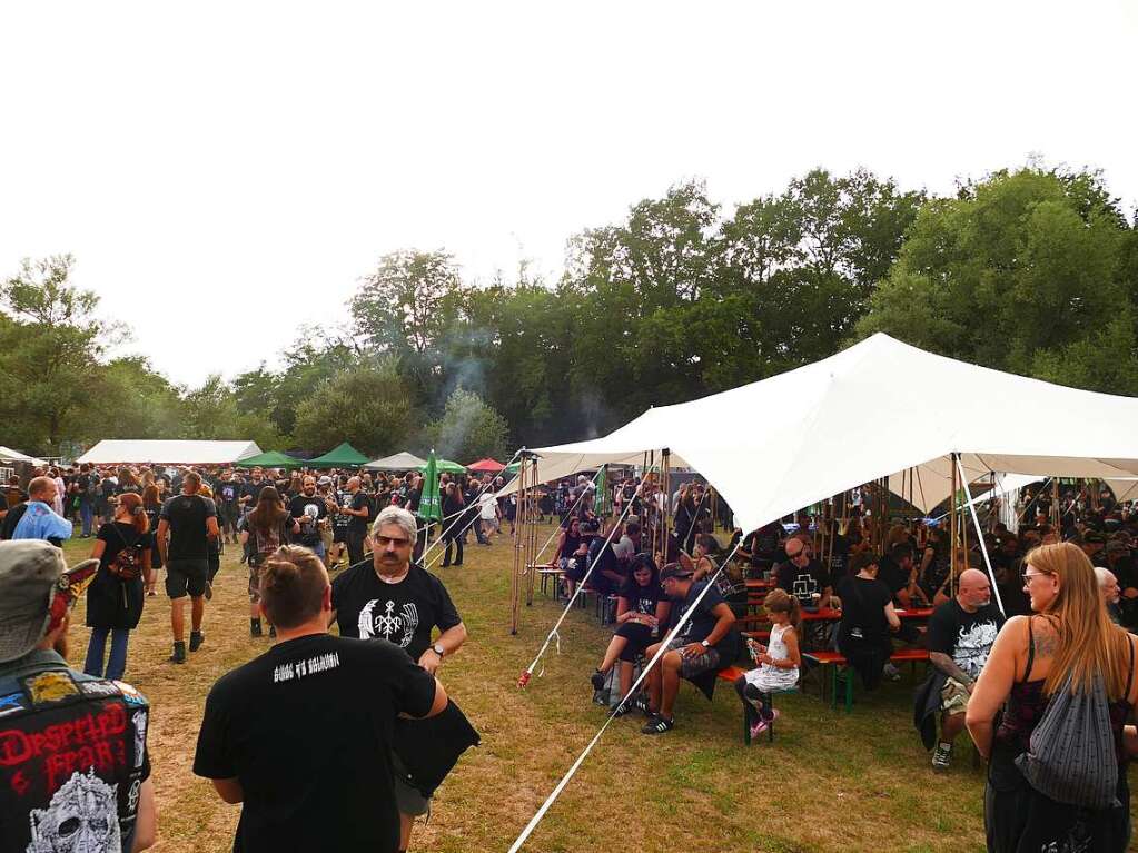 Metal-Fans feierten am Wochenende bei 