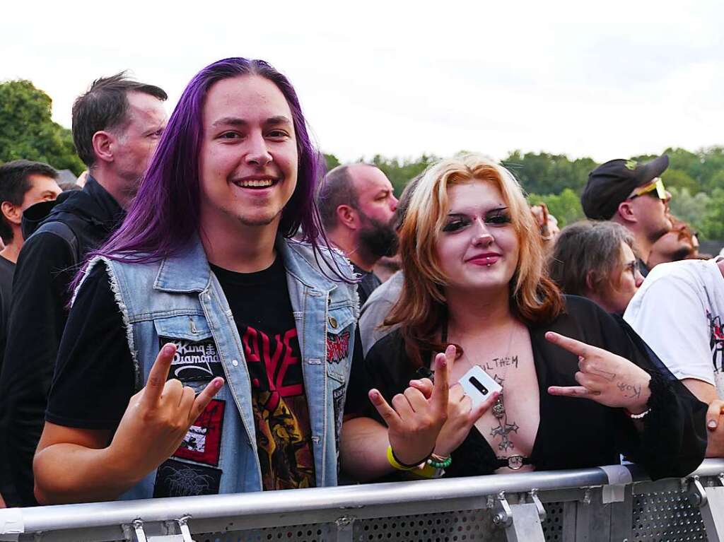 Metal-Fans feierten am Wochenende bei 