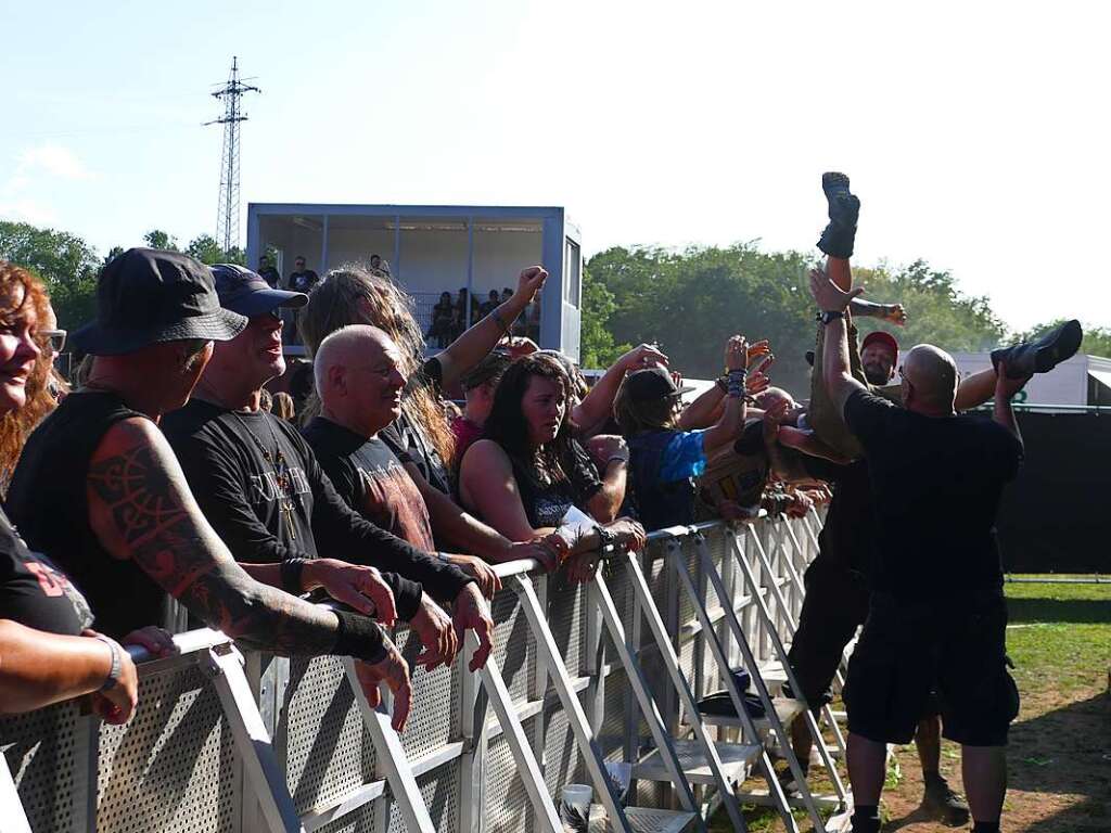 Metal-Fans feierten am Wochenende bei 