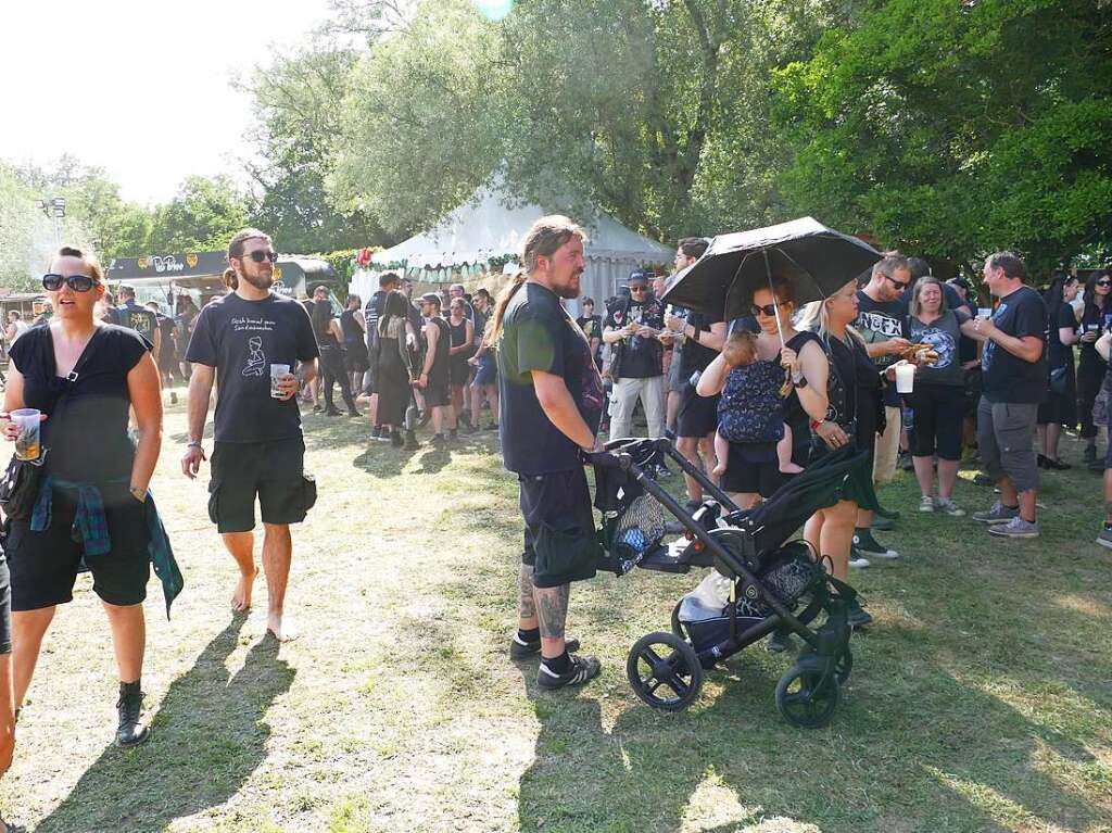 Metal-Fans feierten am Wochenende bei 