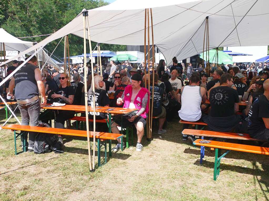 Metal-Fans feierten am Wochenende bei 