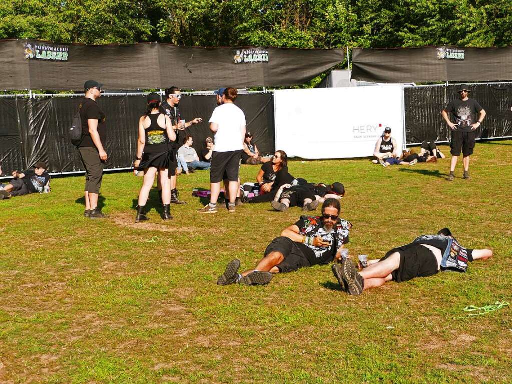 Metal-Fans feierten am Wochenende bei 