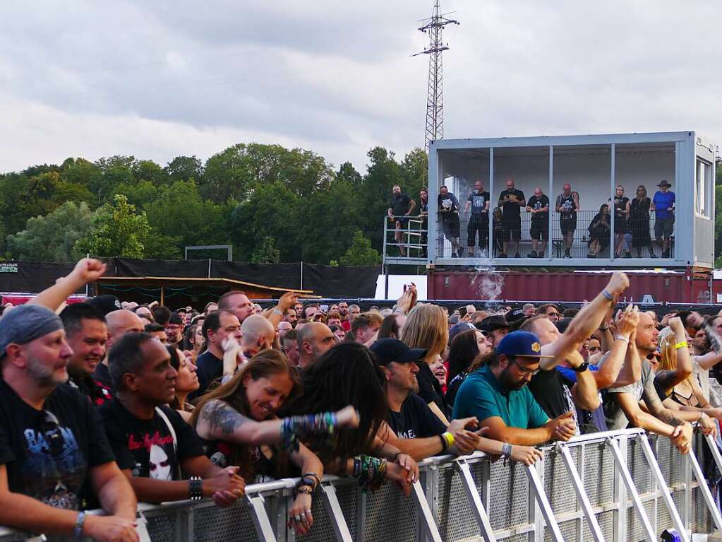 Metal-Fans feierten am Wochenende bei 