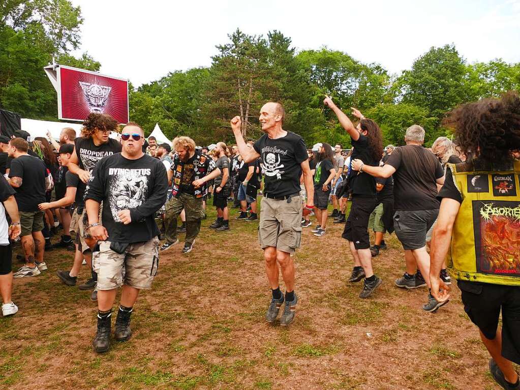 Metal-Fans feierten am Wochenende bei 