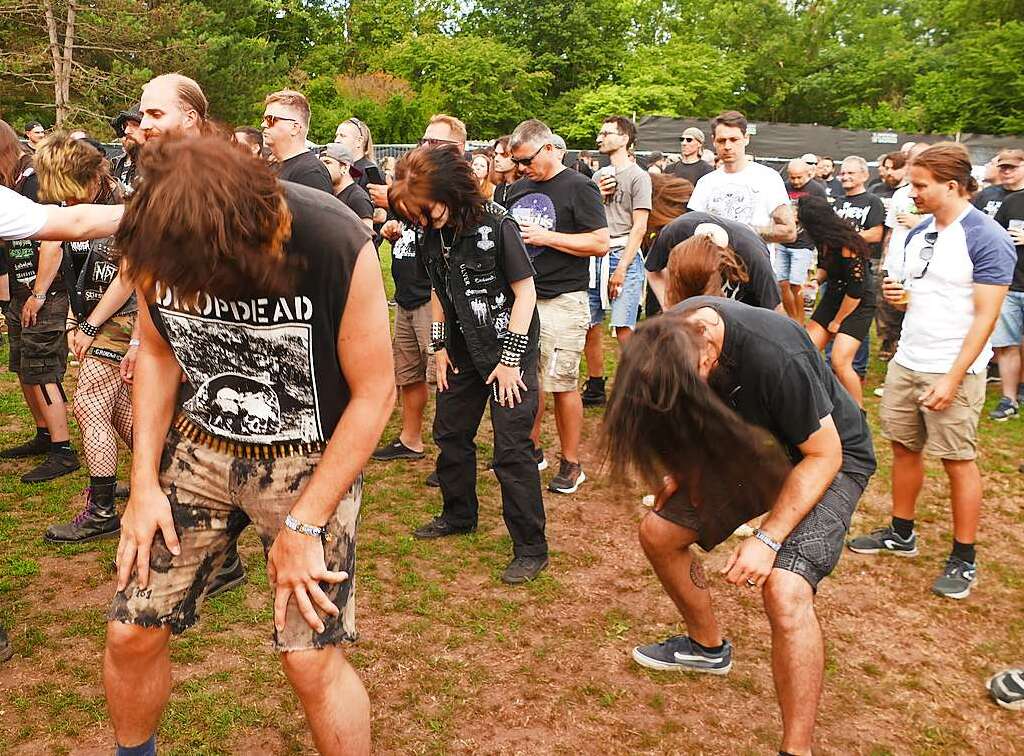 Metal-Fans feierten am Wochenende bei 