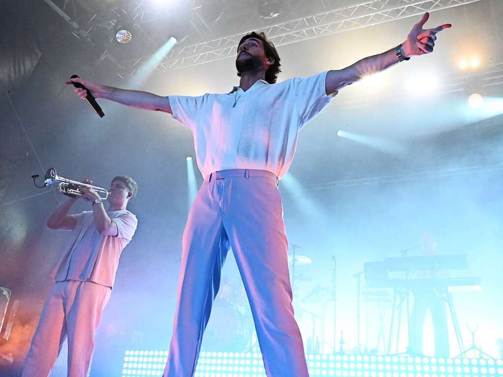 Alvaro Soler auf dem Emmendinger Schlossplatz.