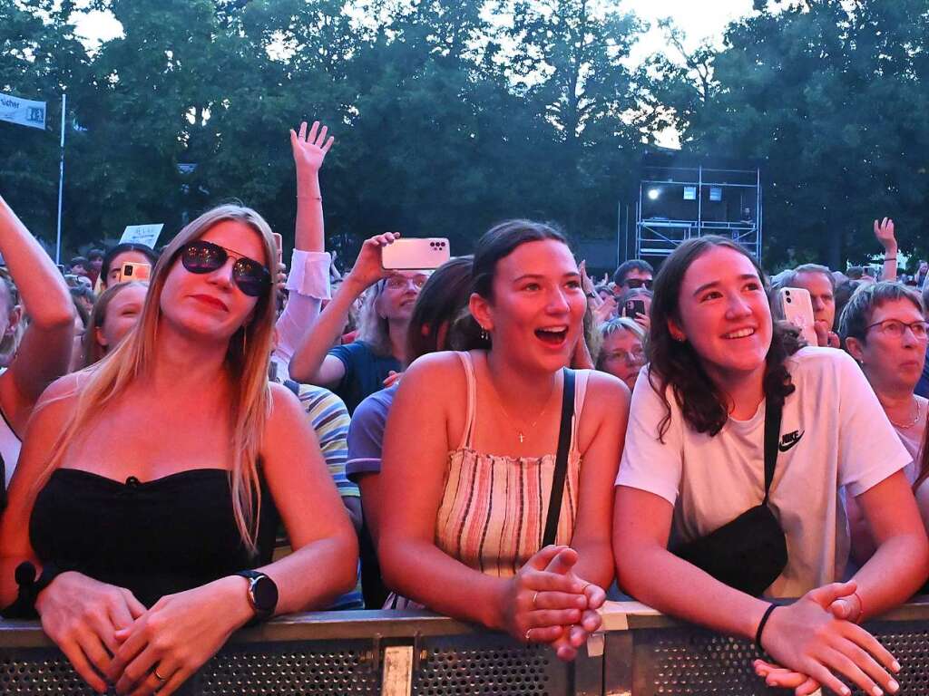 Alvaro Soler auf dem Emmendinger Schlossplatz.