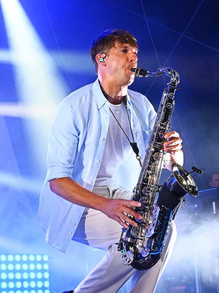 Alvaro Soler auf dem Emmendinger Schlossplatz.