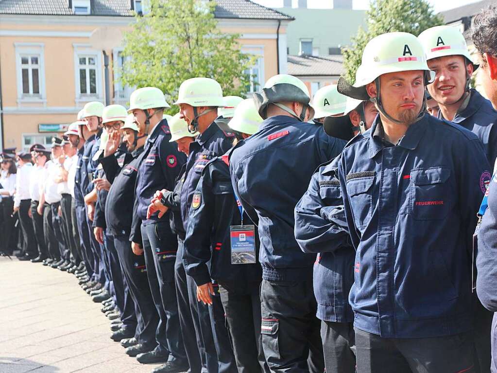 Kehl sieht rot: Tausende Besucher und Feuerwehrleute kamen zum Landesfeuerwehrtag in Kehl.